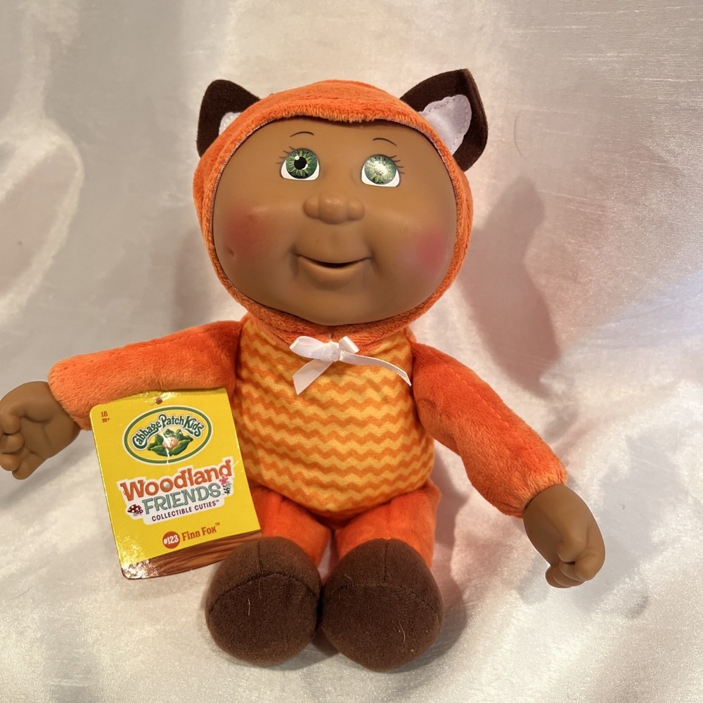 2019- NWT- CABBAGE‎ PATCH KIDS Cuties Collectible WOODLAND FRIENDS #123 FINN FOX